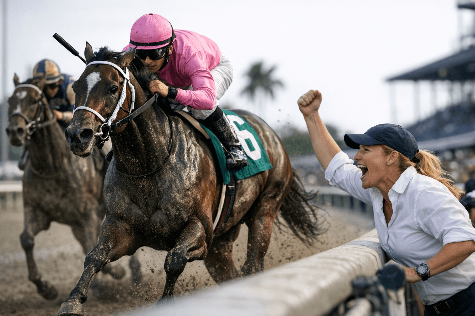 Runaway Diva powers to Mo Green Handicap win for Hemingway at Gulfstream