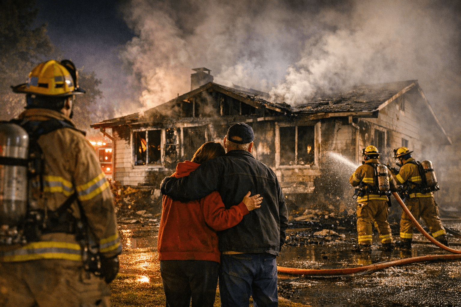 Pendleton house fire displaces two, no injuries reported