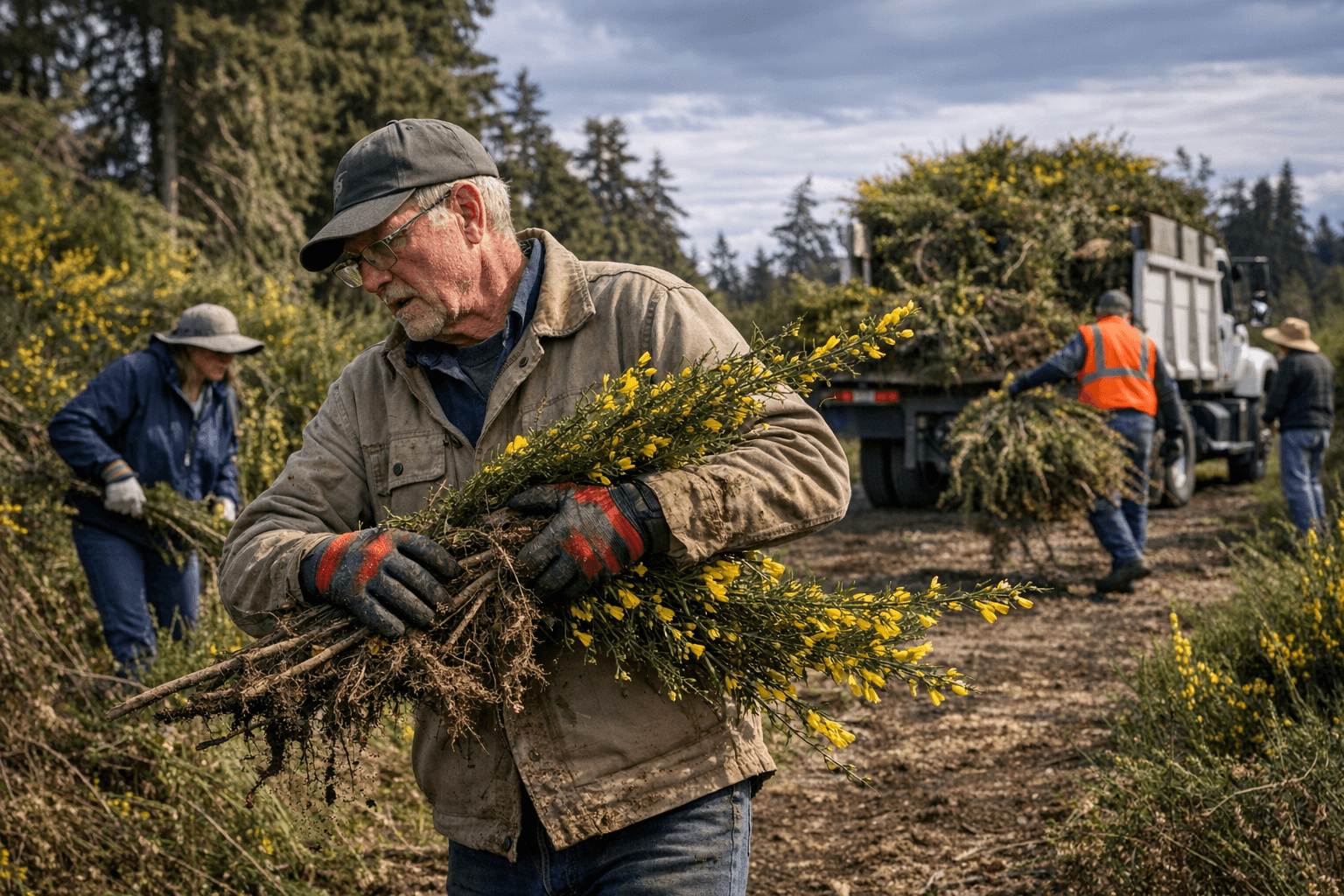 South Whidbey volunteers launch expanded scotch broom cleanup efforts