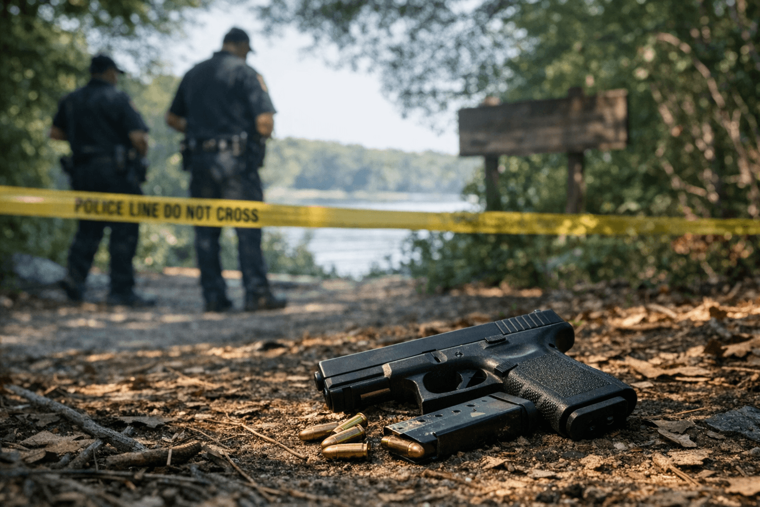 Suffolk County man charged after loaded gun found in Nissequogue State Park