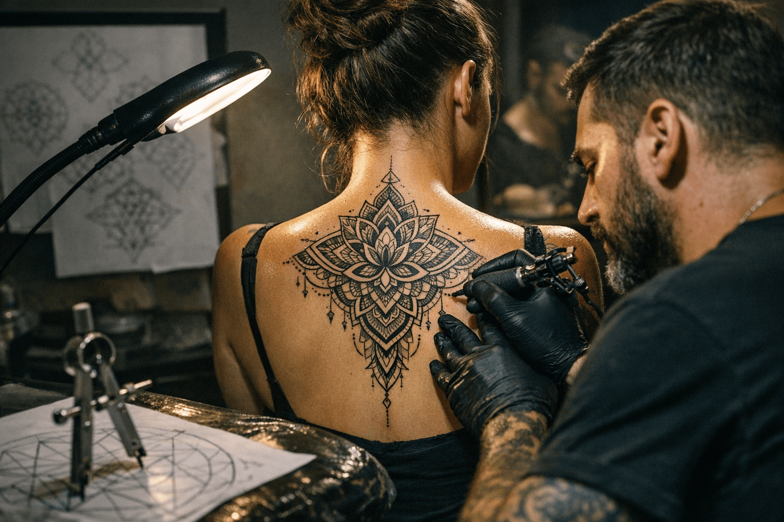 Ornamental Tattoos Reveal the Symmetry Behind Geometric Design