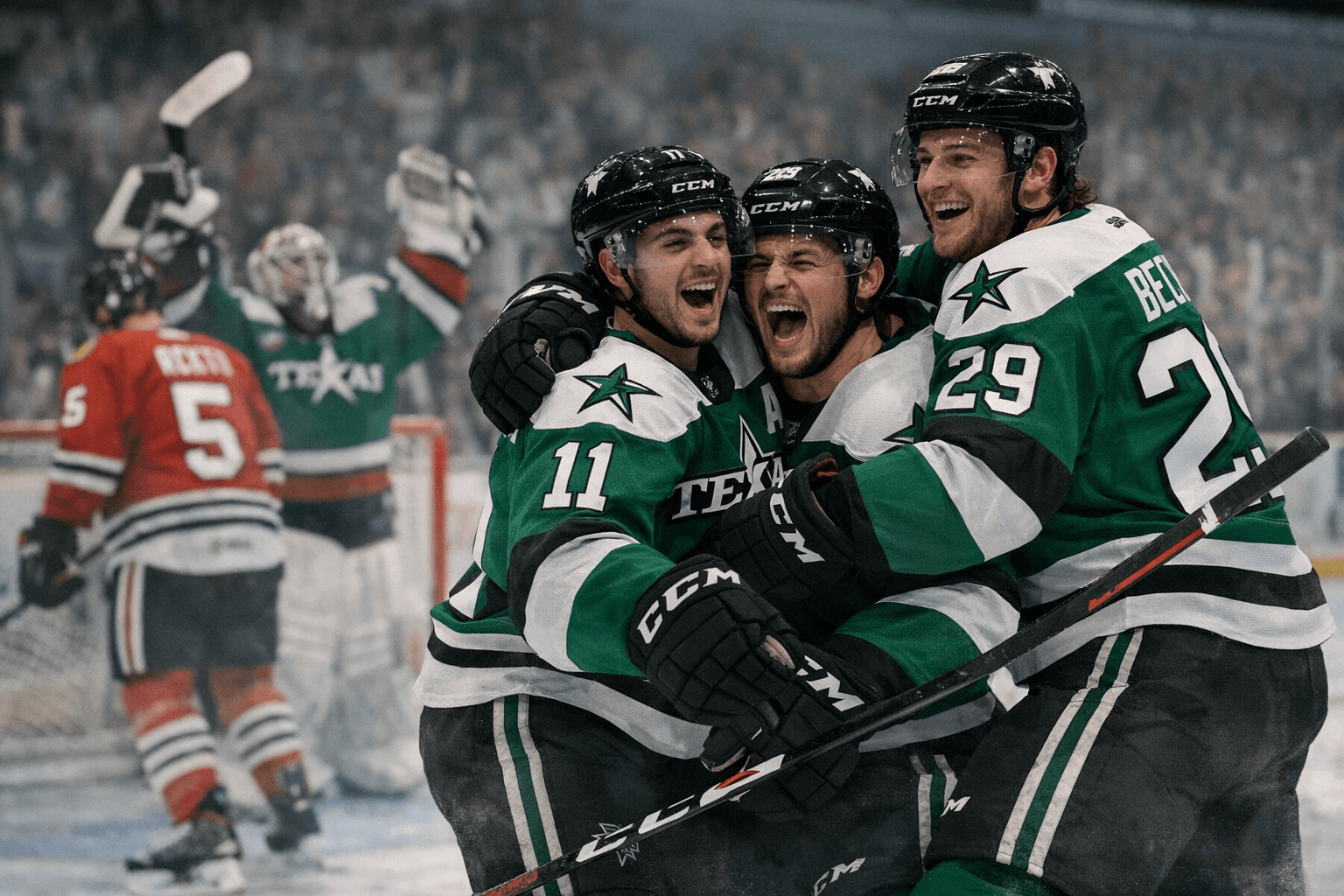 Texas rolls past Rockford 5-1, heads into playoffs with momentum