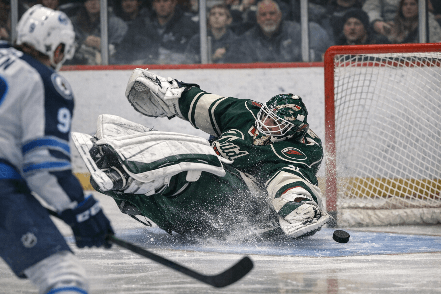 Riley Mercer’s spinning shootout save sparks Iowa Wild win over Manitoba Moose