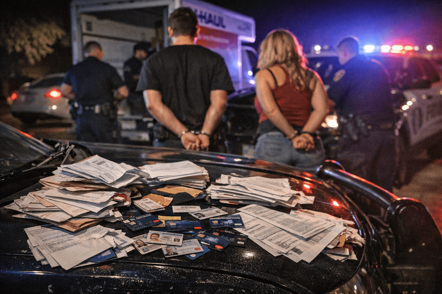 Carrollton chase ends in arrests, stolen mail and IDs recovered