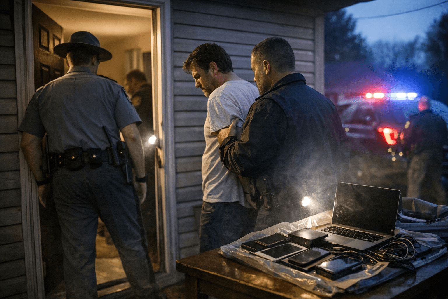 Lewisburg man charged in child-exploitation probe, police seize devices