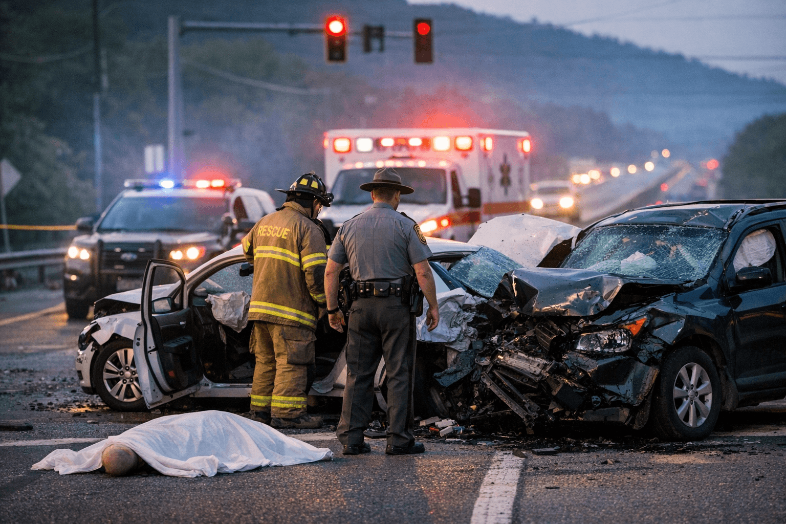 One dead, two injured in Kelly Township Route 15 crash