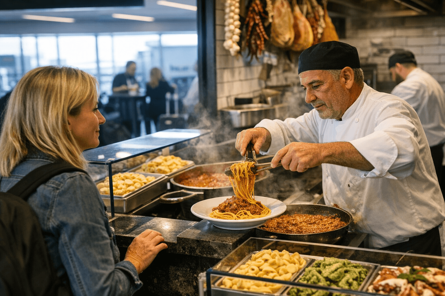 Authentic Italian Pasta Shop Expands to Cincinnati Airport Concourse B
