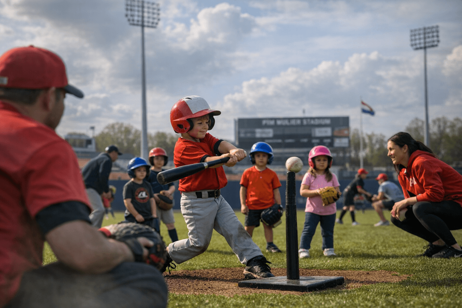 Kinheim invites families to Vriendjesdag, introducing children to honkbal and softbal