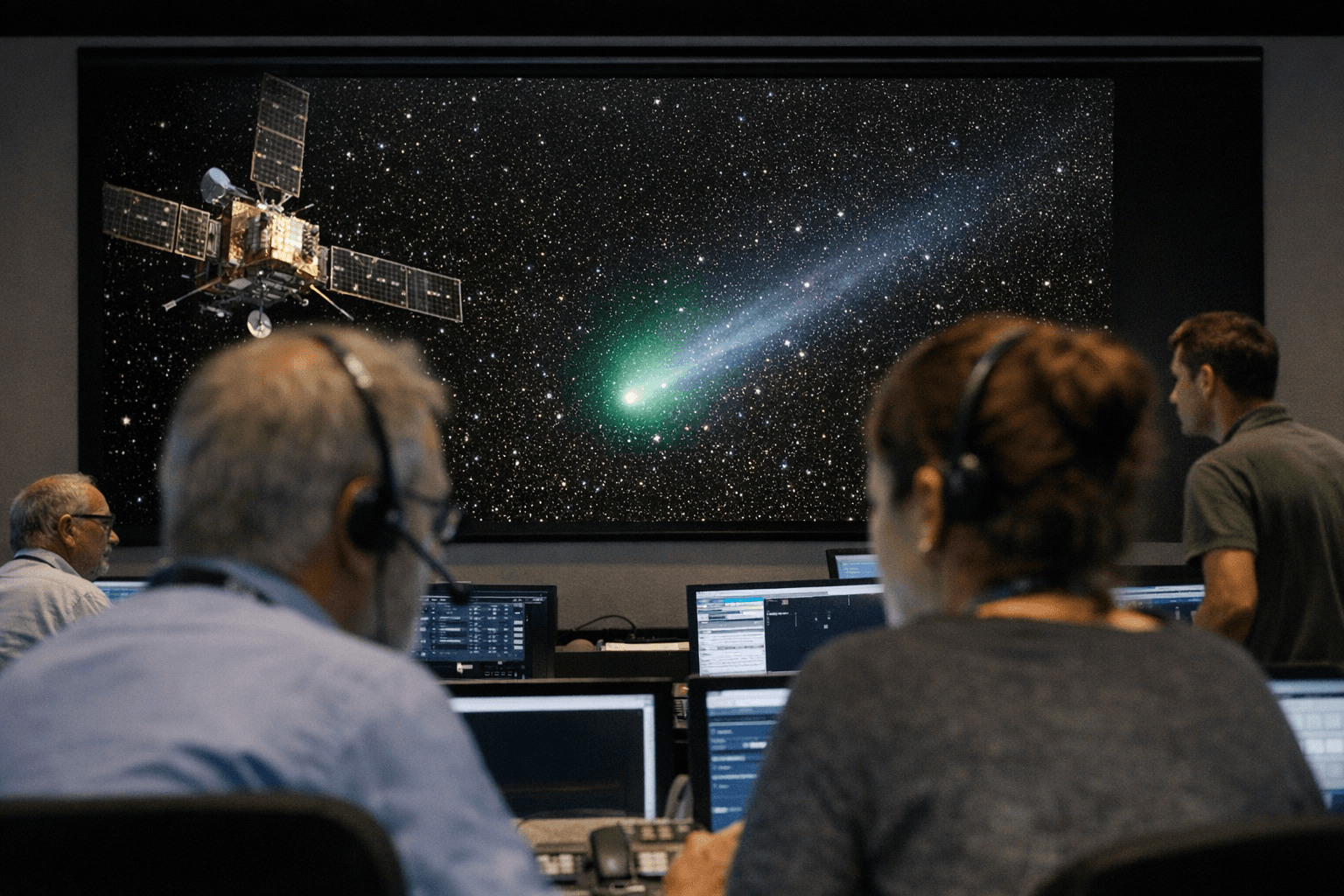 ESA’s JUICE camera captures rare interstellar comet 3I/ATLAS in color