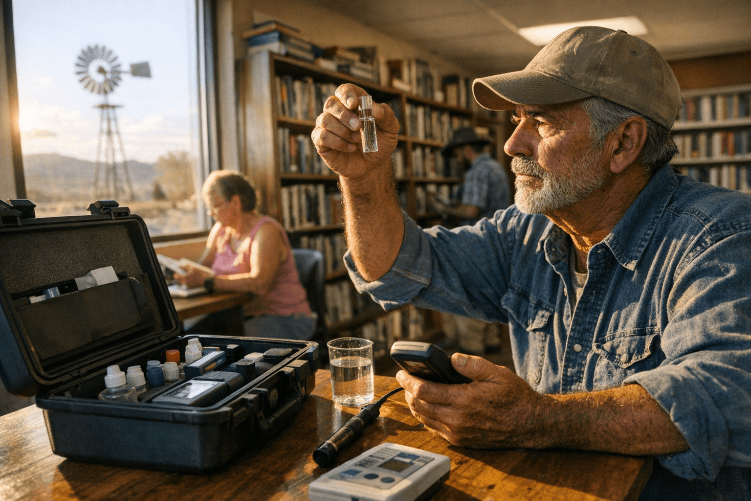 New LABrary at Wenden library lets residents monitor groundwater