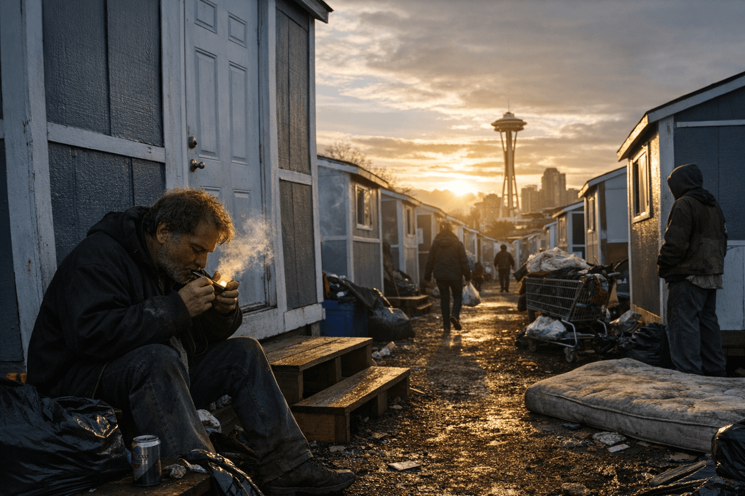 Seattle funds 500 more tiny homes as critics cite failed model