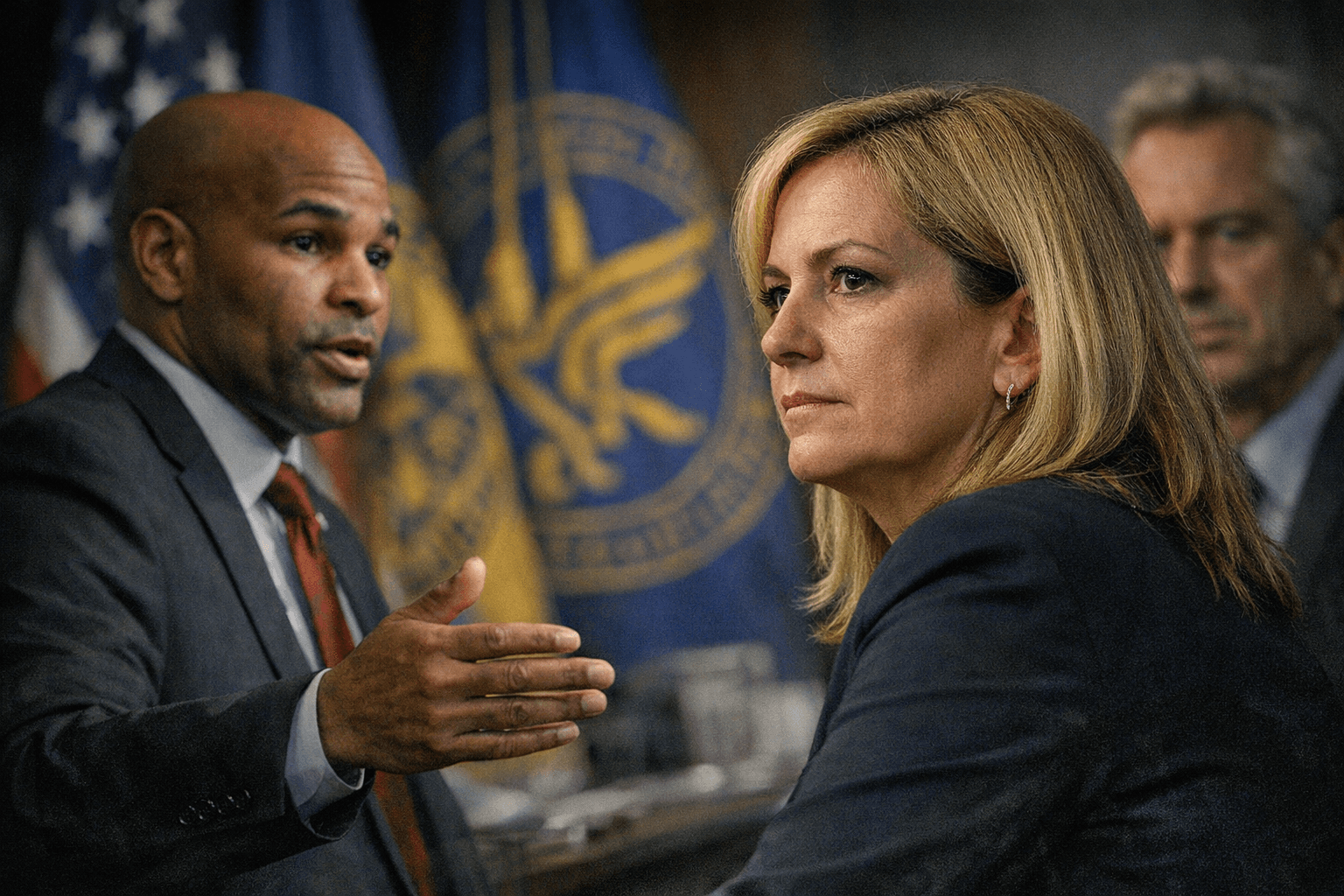 Dr. Jerome Adams Praises CDC Nominee Erica Schwartz, Warns of Kennedy Pressure