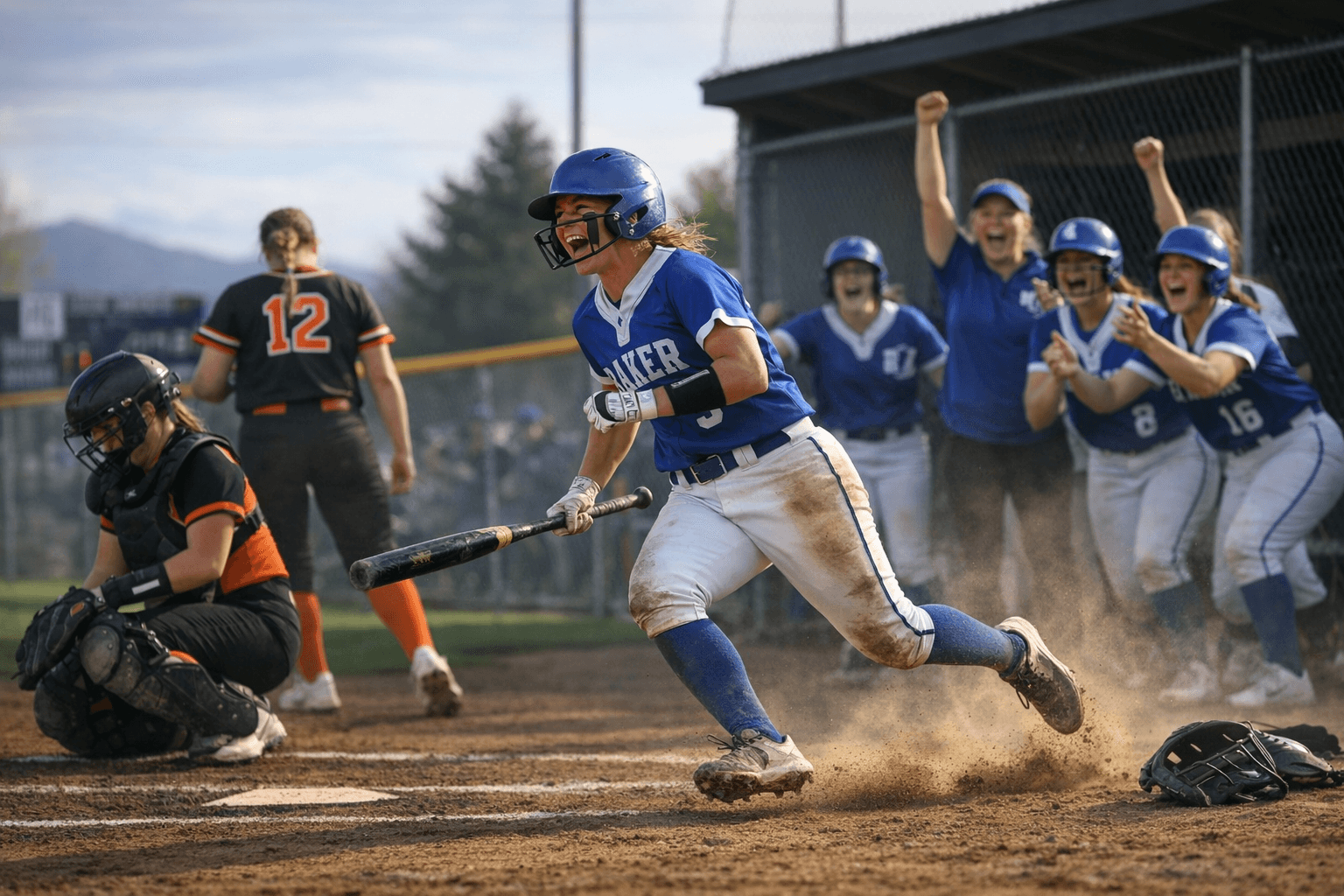 Baker blasts La Grande 16-6 in league softball opener