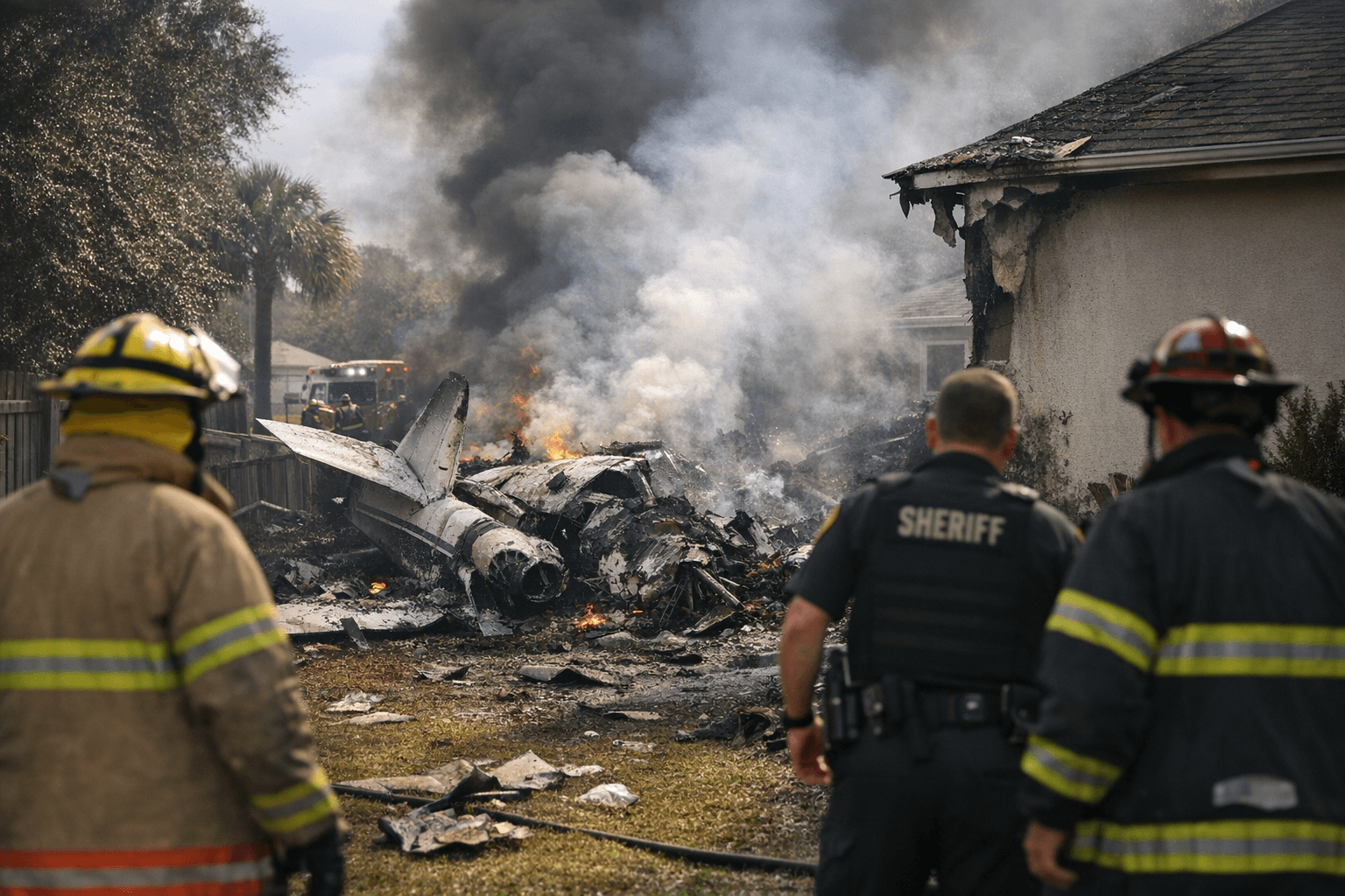One killed as Cessna crashes into Tampa-area home yard