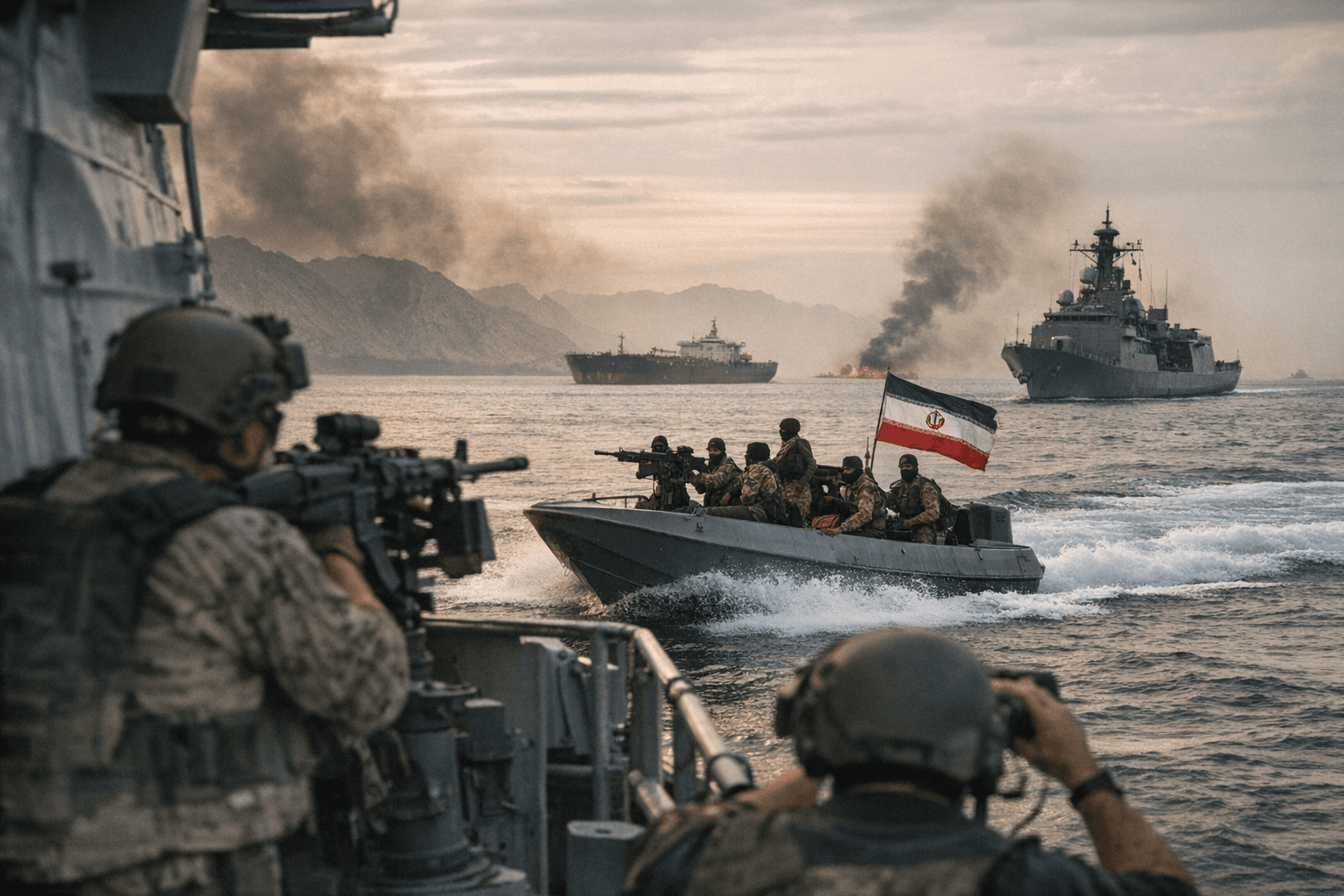 U.S.-Iran standoff over Strait of Hormuz threatens fragile cease-fire, talks resume