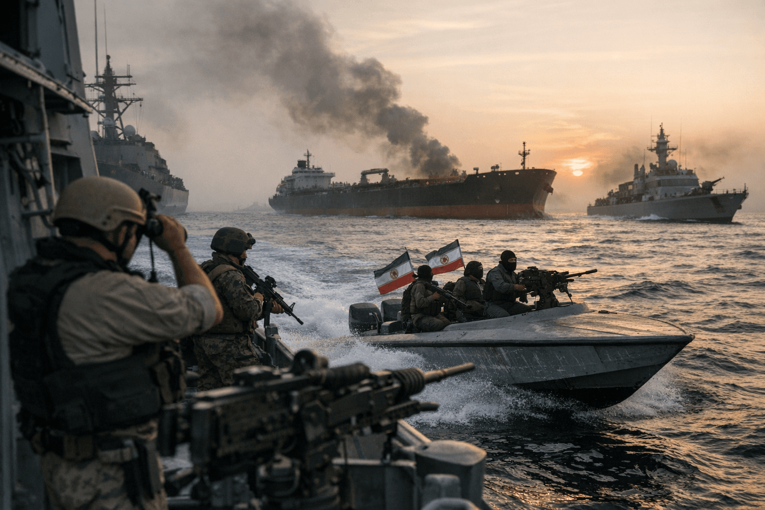 U.S.-Iran clash over Strait of Hormuz blockade threatens global oil flows