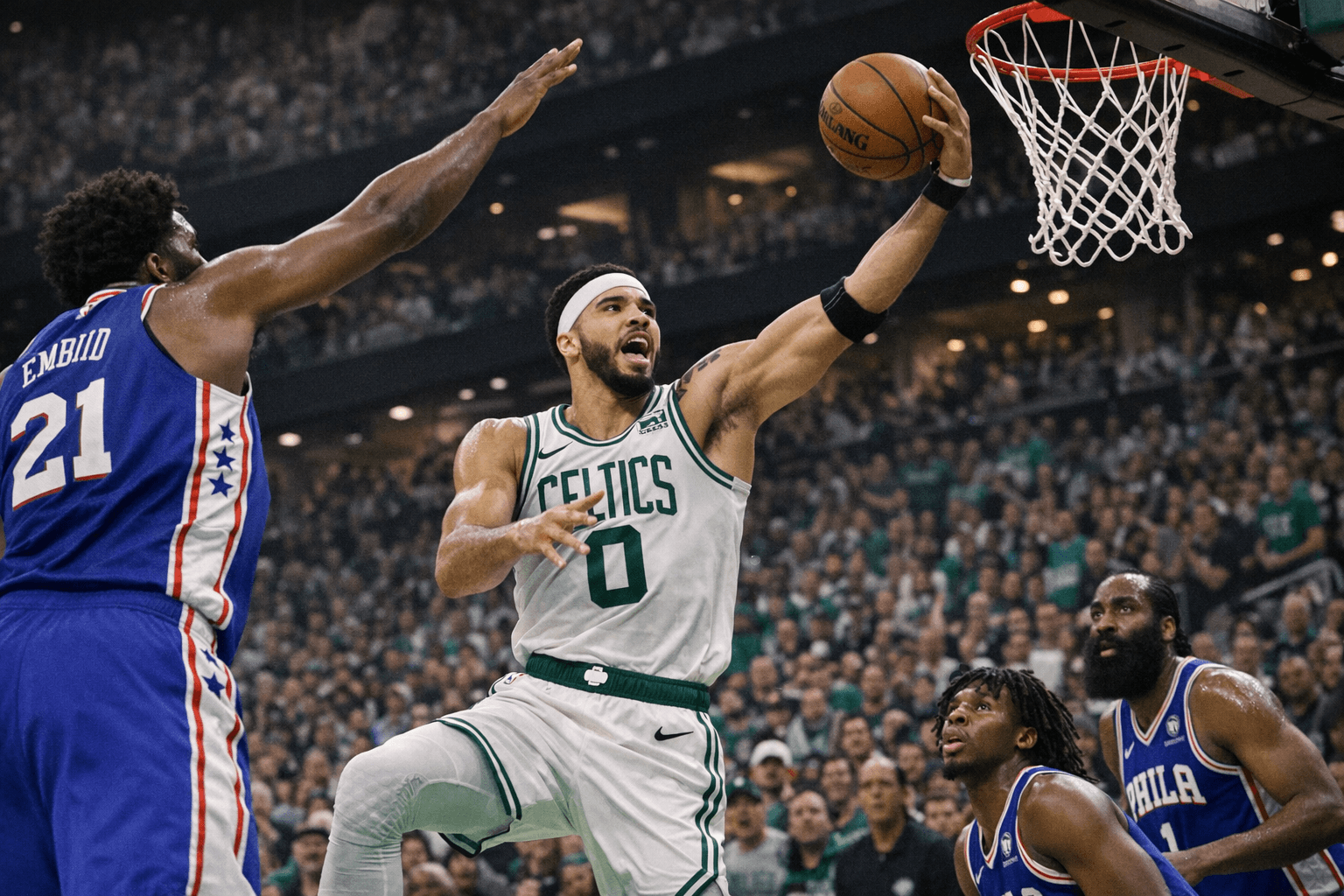 Celtics Rout 76ers in Game 1 Behind Tatum's Strong Return