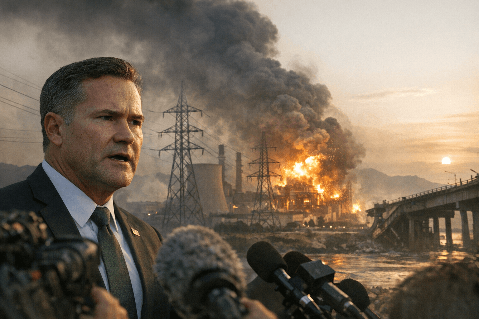 Waltz Defends Trump Threat to Strike Iran Power Plants, Bridges