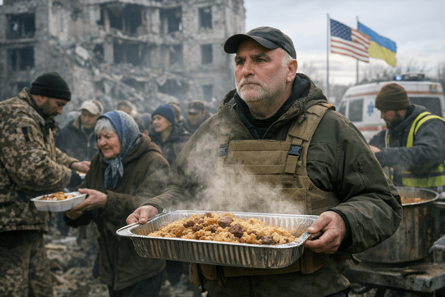 José Andrés says feeding people is America's strength and future