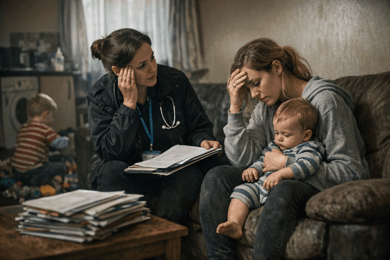 England’s health visitor numbers nearly halve, caseloads soar above safe limits