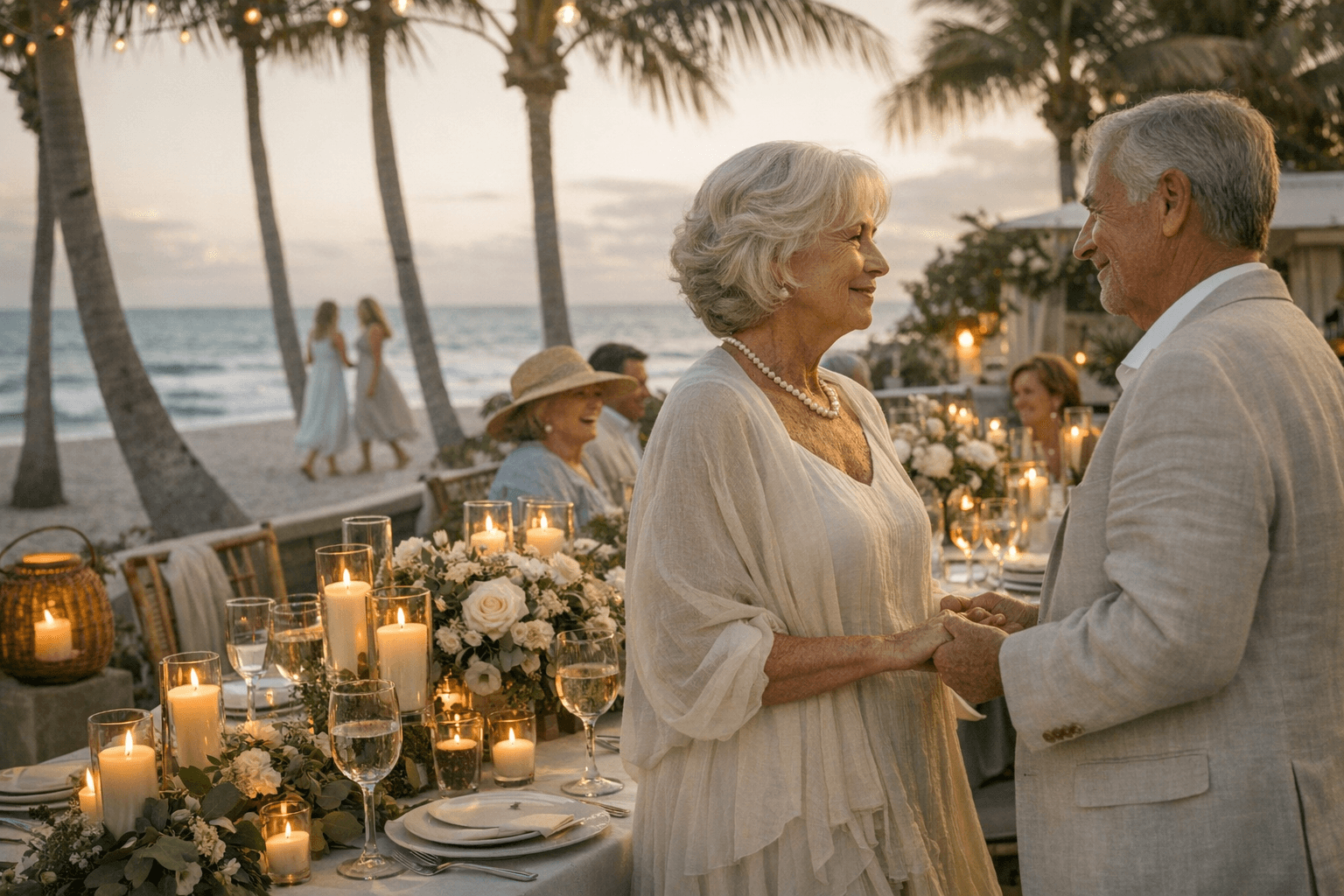 Coastal Grandmother Wedding Style Shines in a Miami Beach Celebration