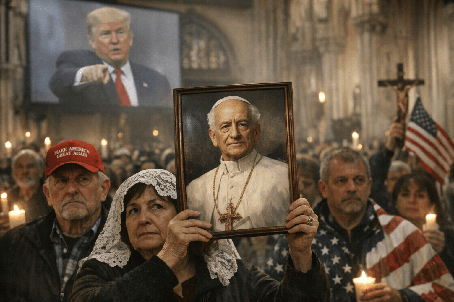 Chicago Catholics rally behind Pope Leo amid Trump feud over deportations, war claims