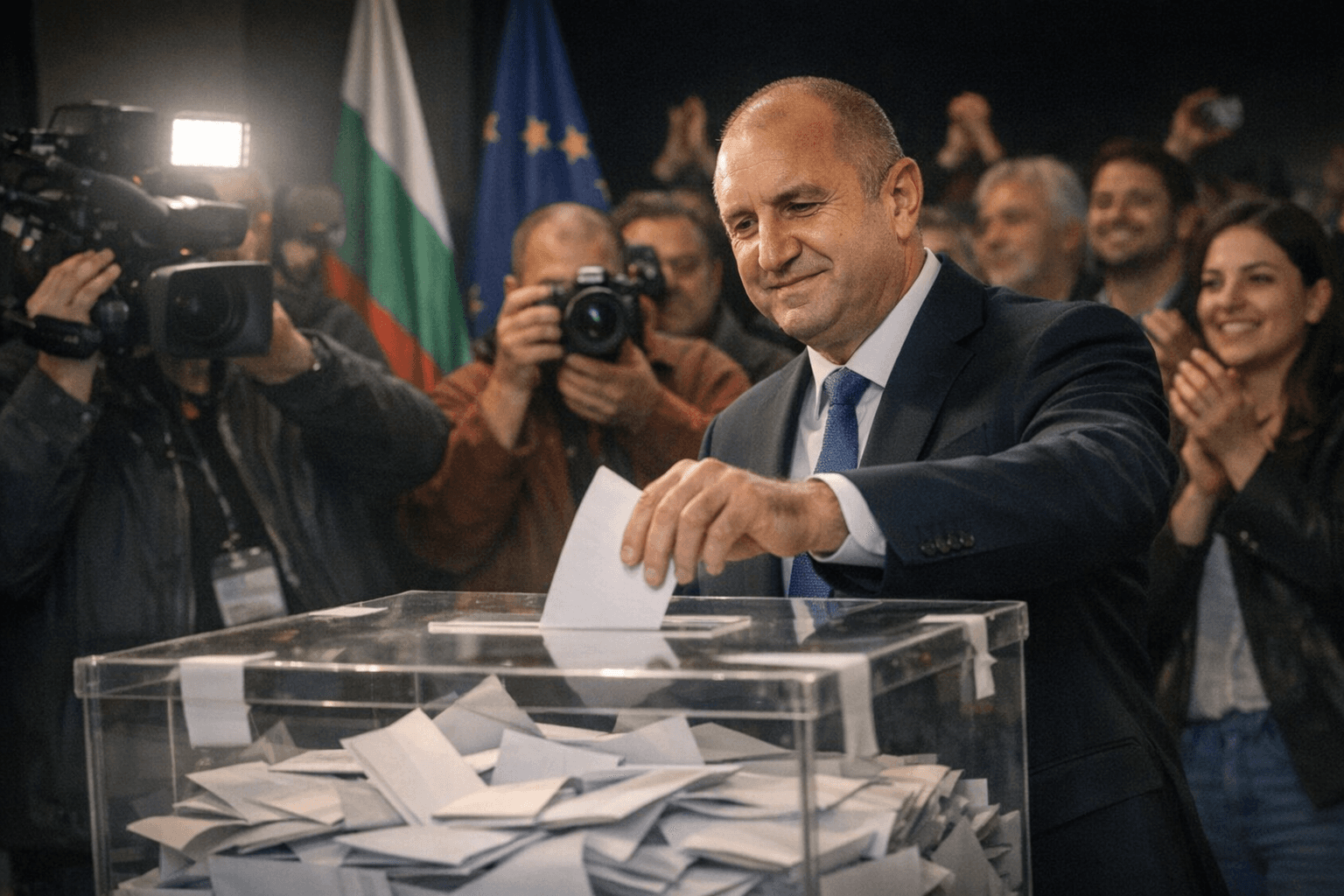Exit polls show Radev's coalition set to win Bulgaria election
