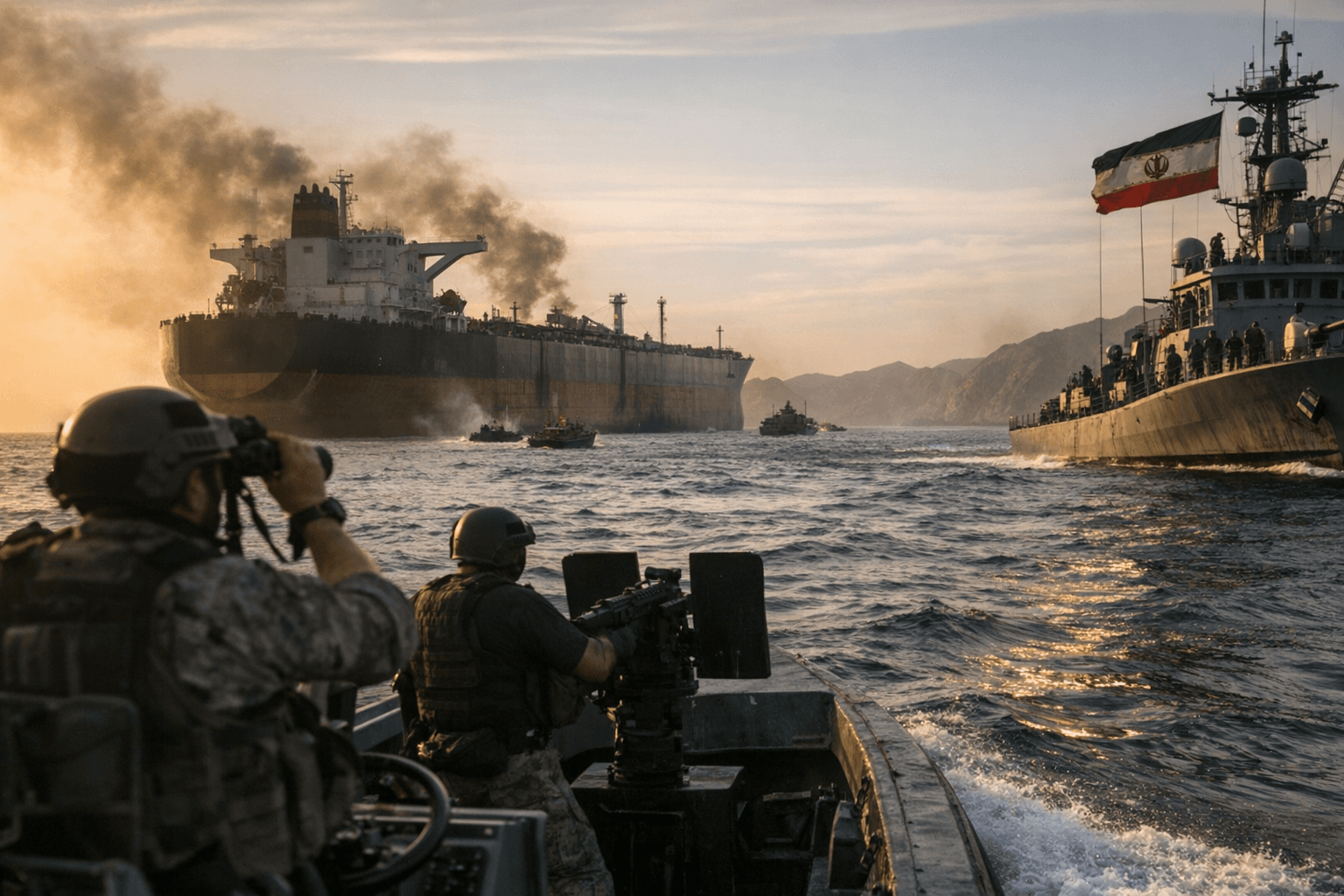 Oil Prices Surge as US-Iran Strait of Hormuz Standoff Halts Tankers