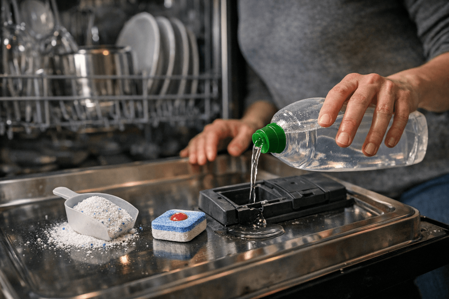 טבליות, אבקה או נוזל: מה באמת עדיף למדיח שלכם