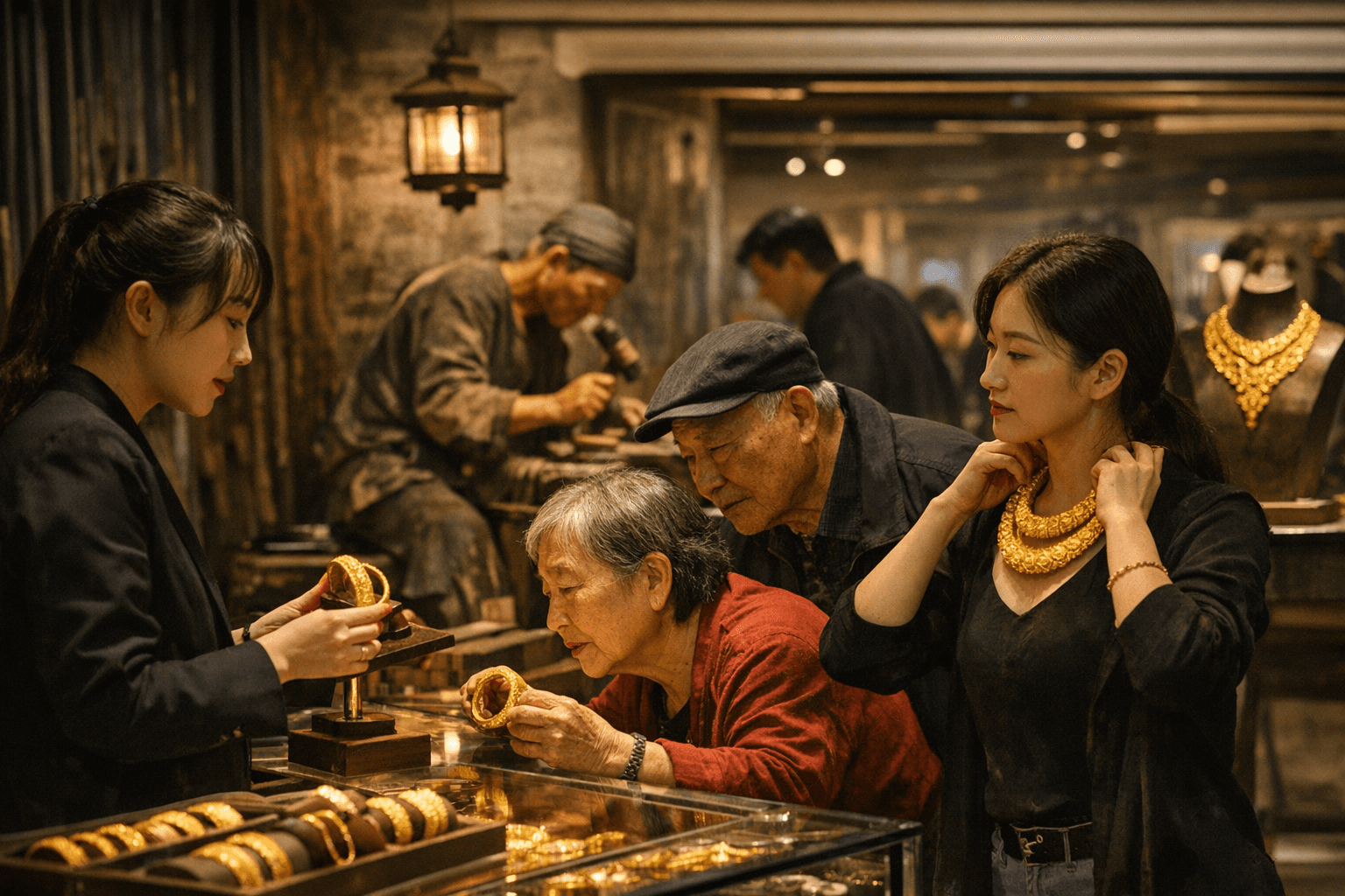 Laopu Gold spurs wave of ancient-method gold brands in Chinese malls