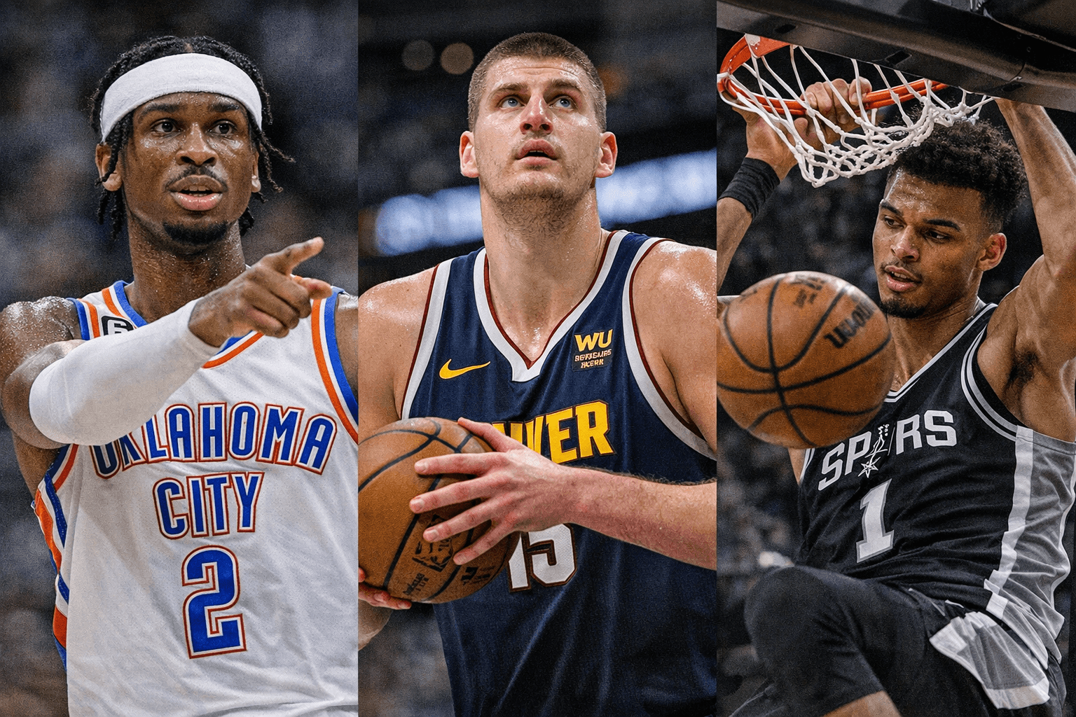 NBA reveals 2025-26 award finalists, Gilgeous-Alexander, Jokić, Wembanyama lead MVP race