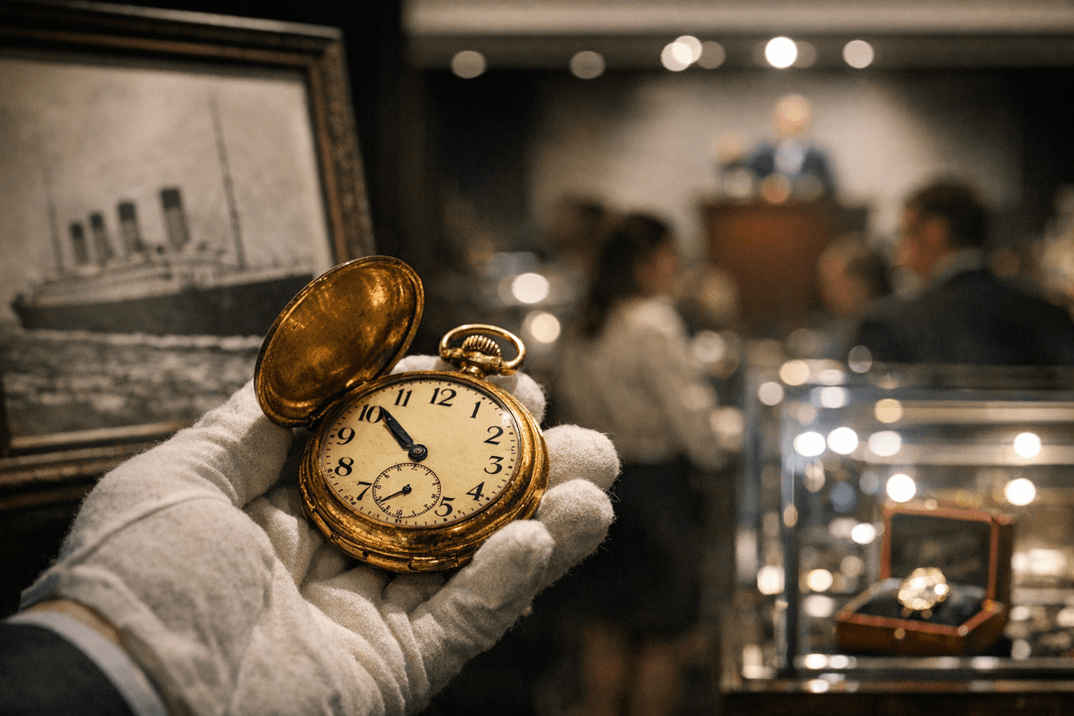 Titanic Watch Heads Vintage Sales, Cartier Collection Spans Three Cities