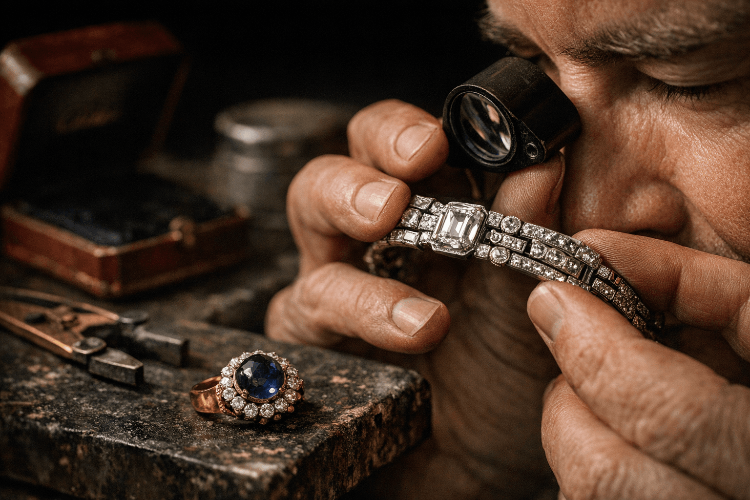 French hallmarks reveal authentic Cartier, Boucheron estate jewelry origins