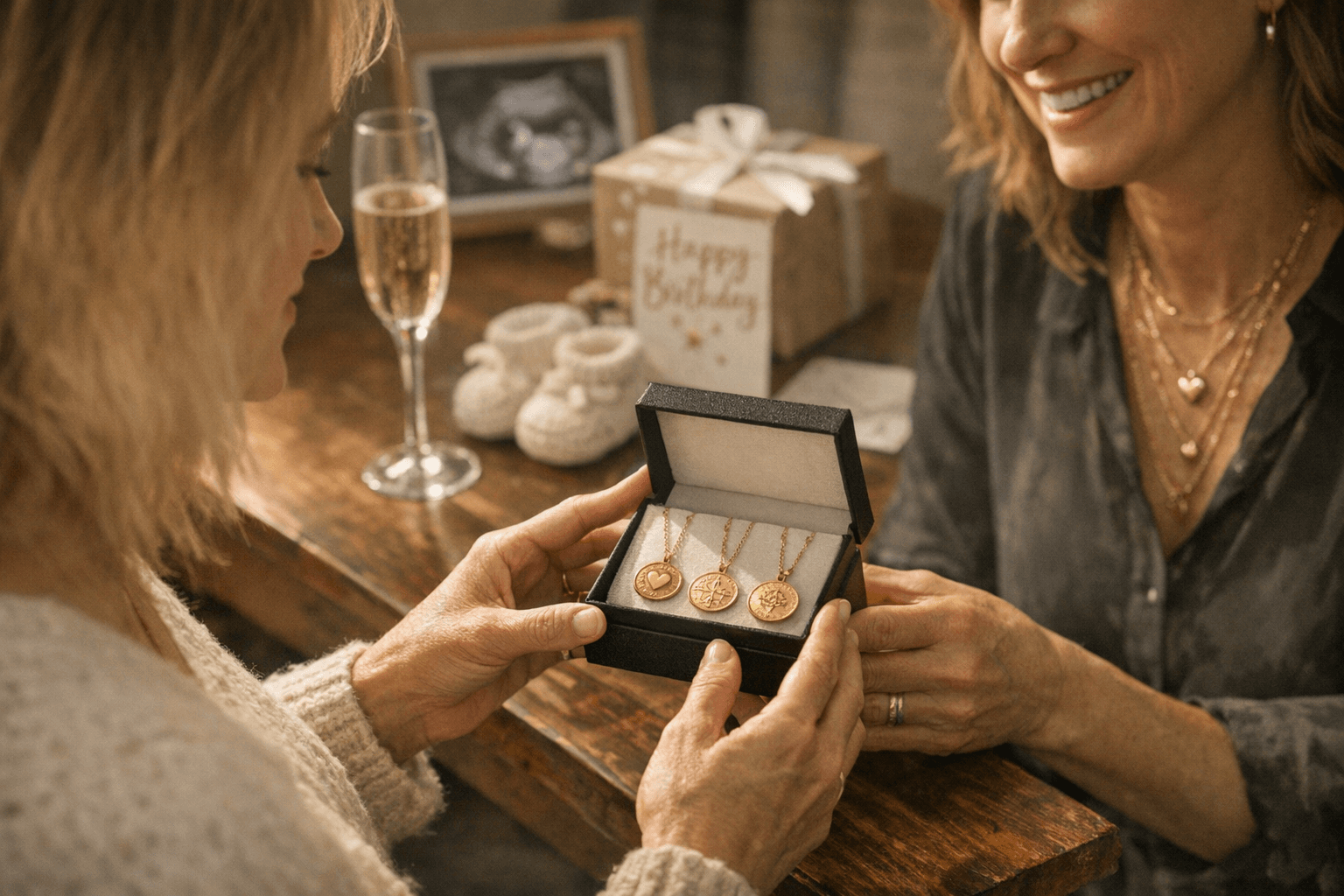 Jane Win coin necklaces turn milestones into personalized gifts
