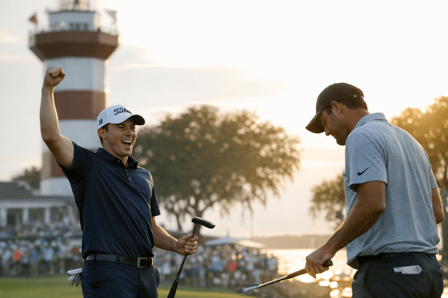 Matt Fitzpatrick beats Scottie Scheffler in playoff to win RBC Heritage