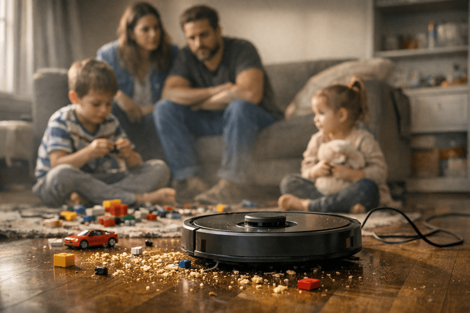 שואבים רובוטיים למשפחות עם ילדים: מה באמת חשוב לבדוק