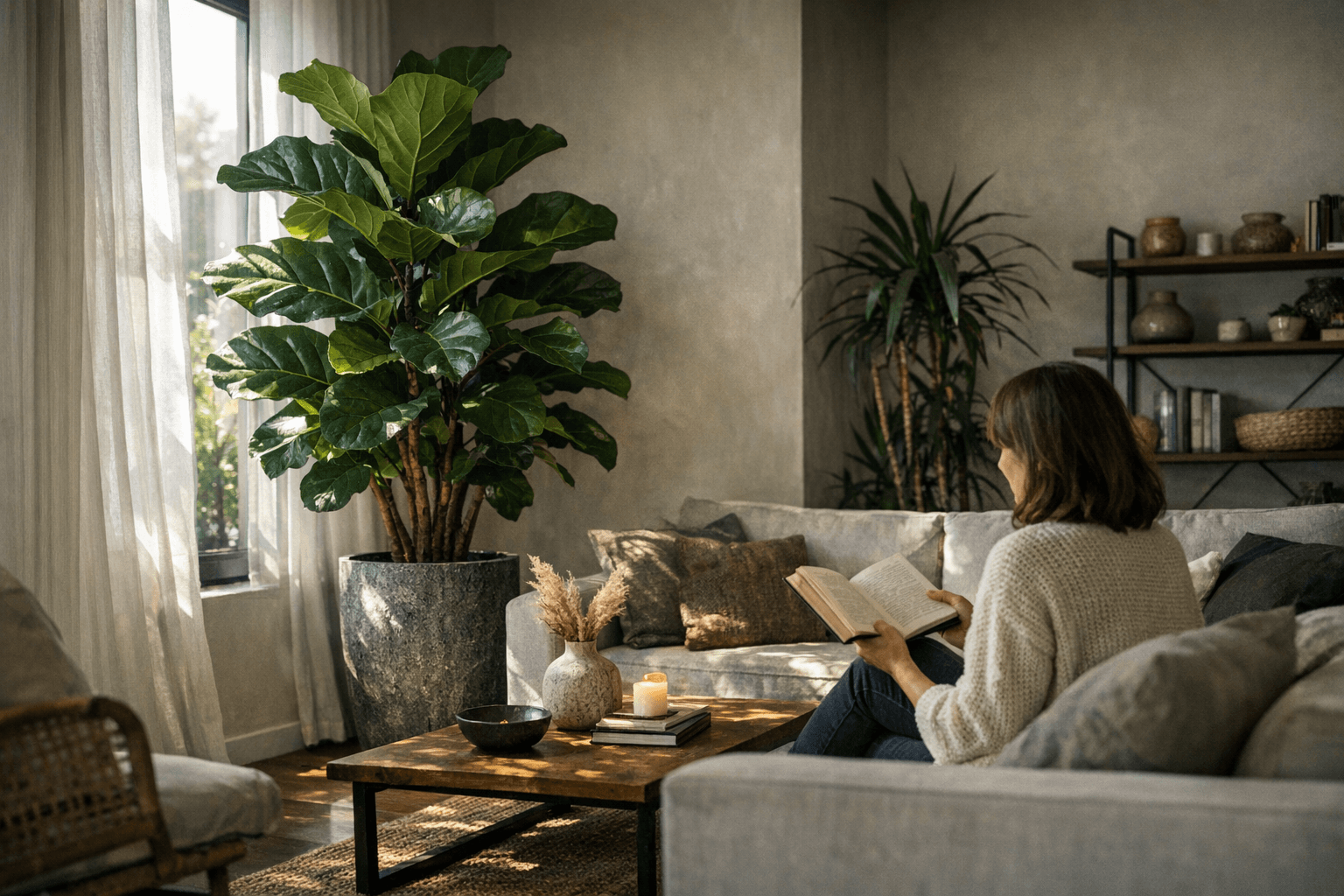 עציץ גדול לסלון: 4 צמחים שמשנים את האווירה בבית