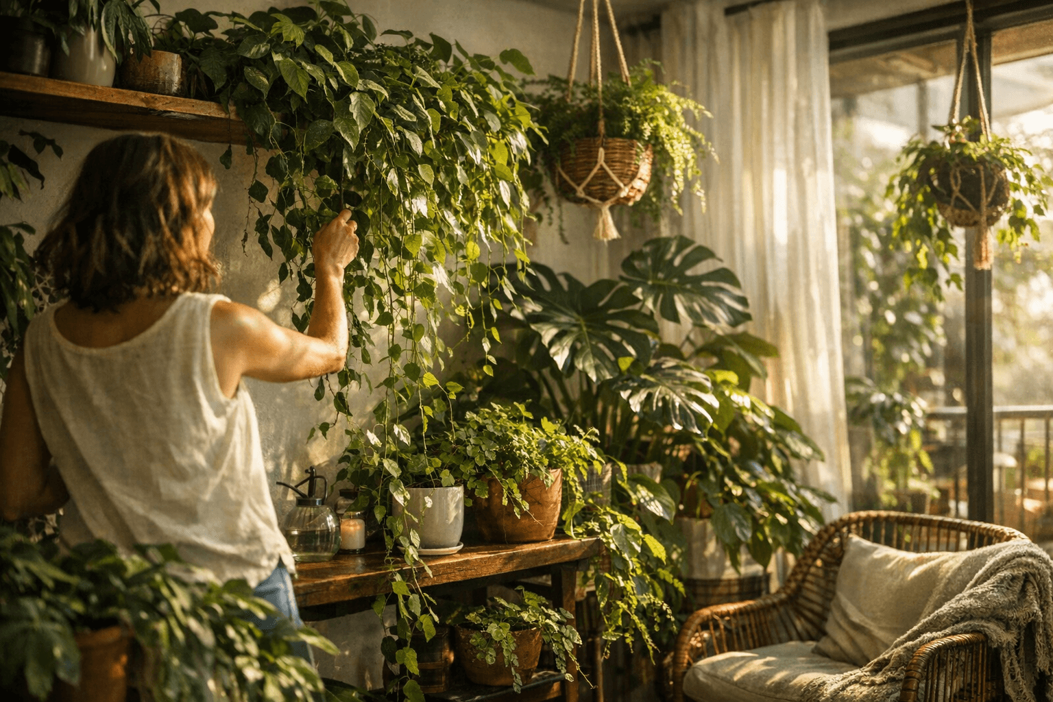 צמחים נשפכים לבית: 10 בחירות יפות וקלות לתחזוקה