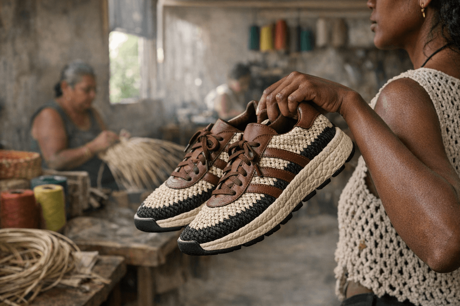 Wales Bonner’s Karintha leads adidas SS26 with woven Brazil-crafted update