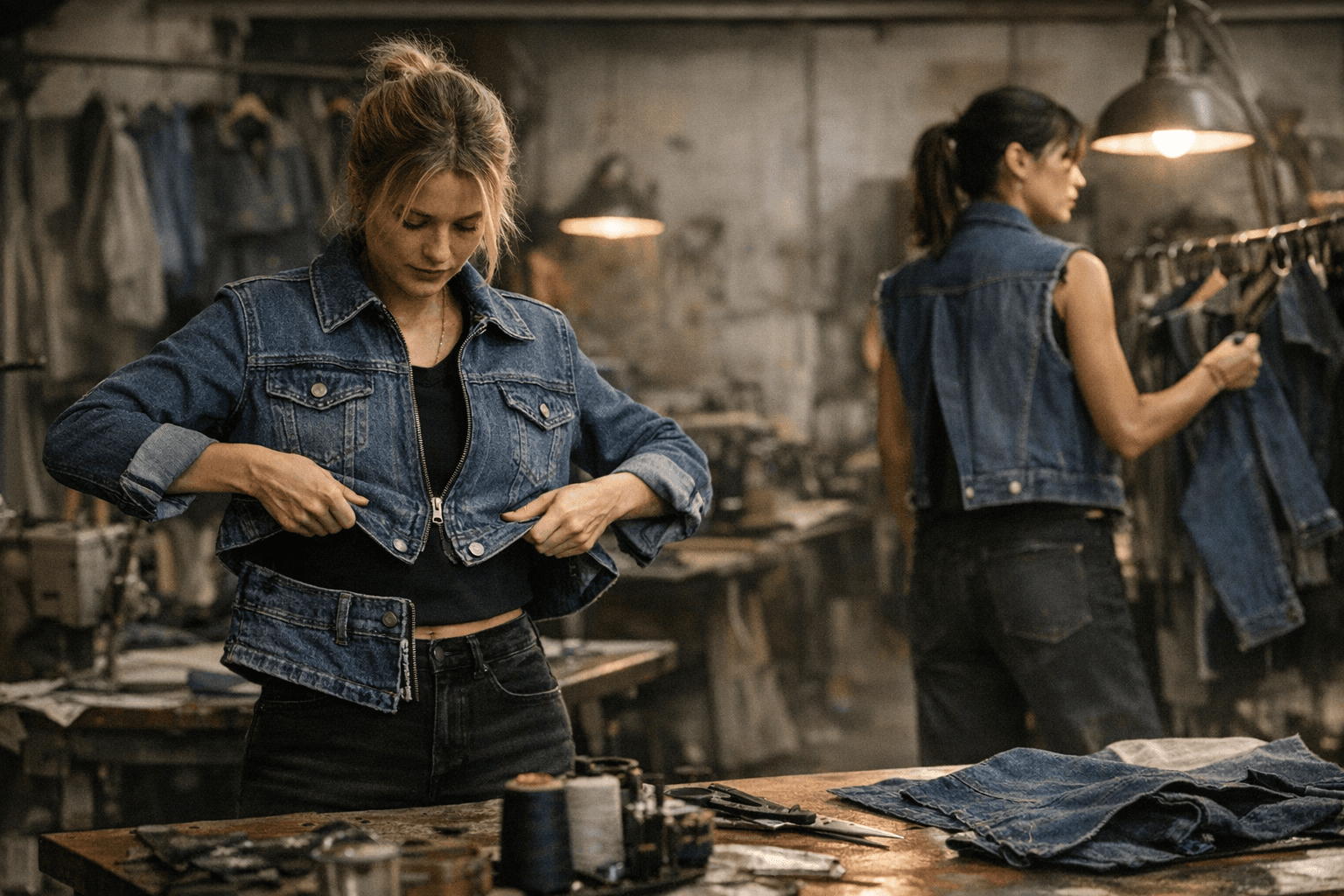 AW26 Denim Reinvents Workwear Roots with Transformable Jacket Shapes