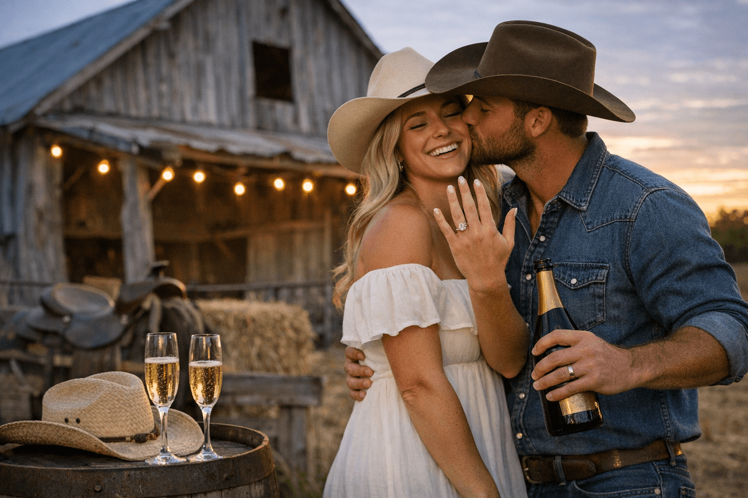 Former Oklahoma pitcher Sam Landry announces rustic Texas-themed engagement