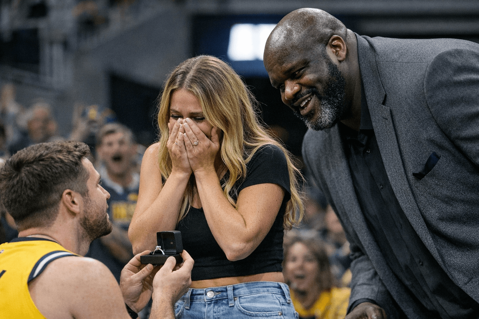 Shaquille O’Neal Offers to Buy Engagement Ring After Viral Pacers Moment
