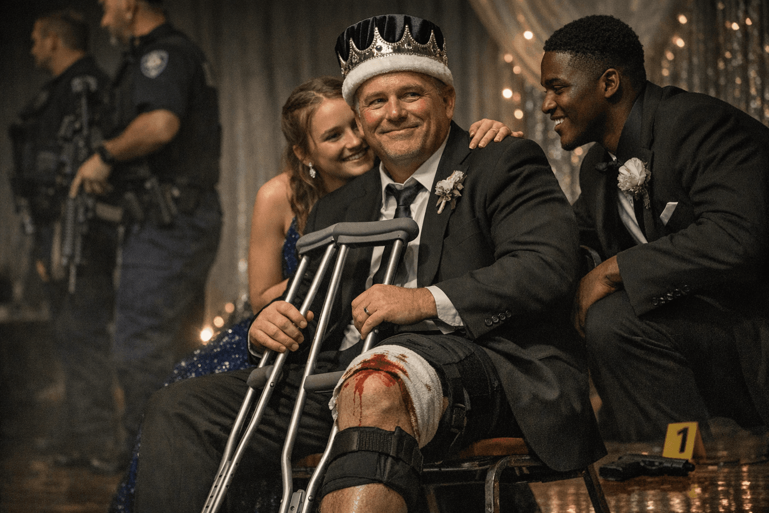 Oklahoma principal crowned prom king after tackling armed former student