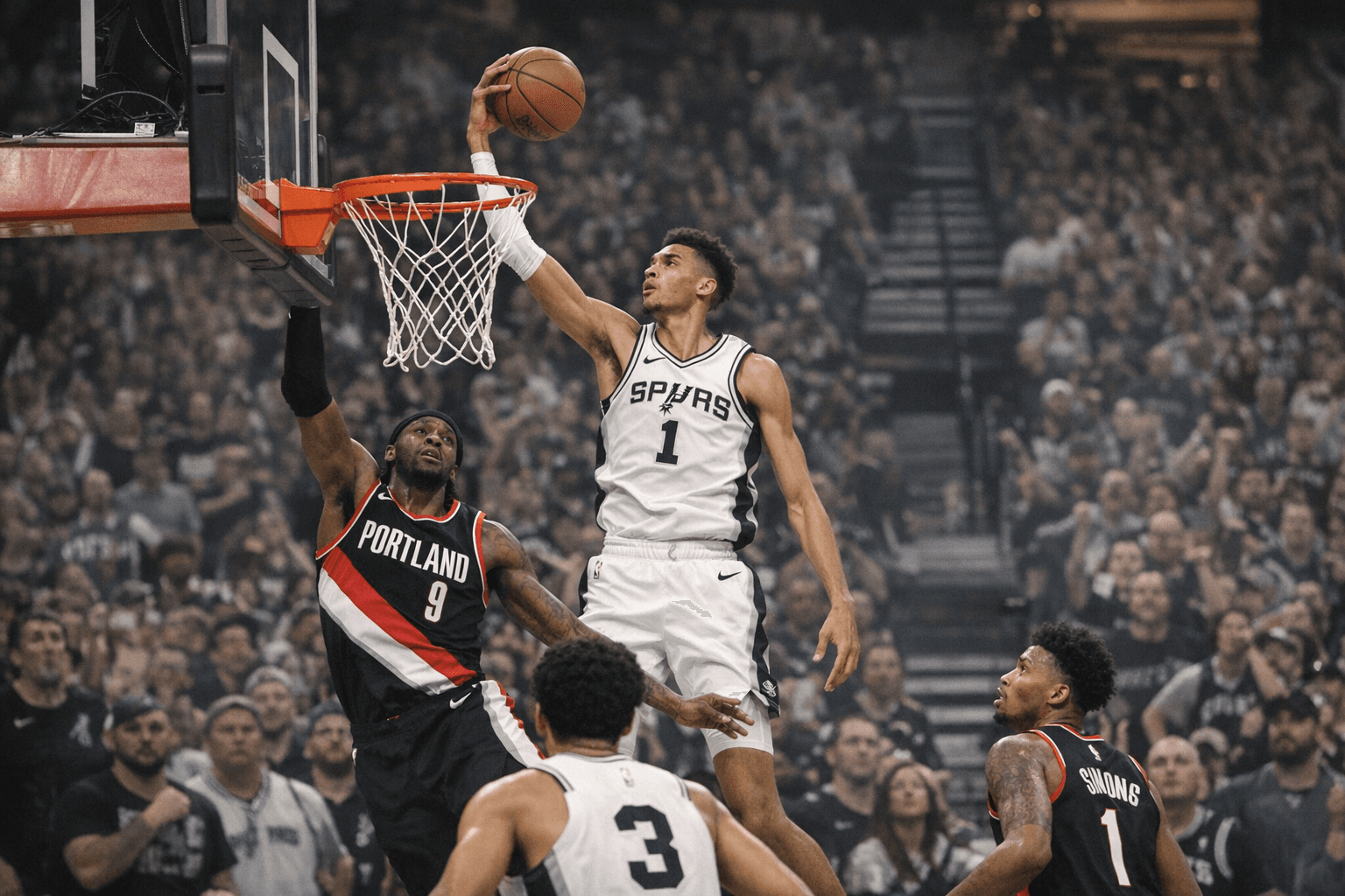 Spurs, Trail Blazers open West first-round playoff series in San Antonio