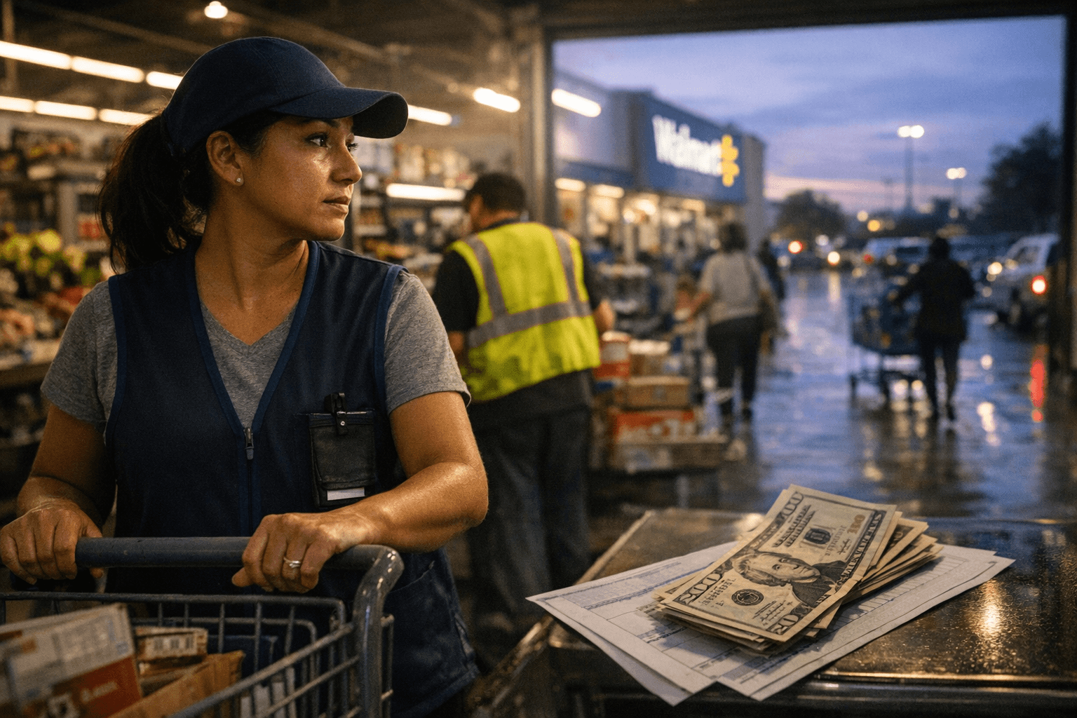 Walmart median worker pay hit $30,520 last year, proxy filings show