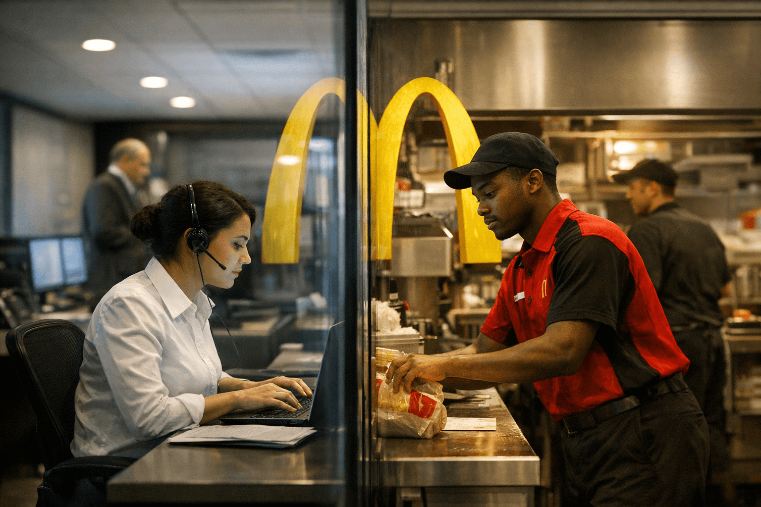 McDonald’s jobs split across corporate and franchise systems for employees