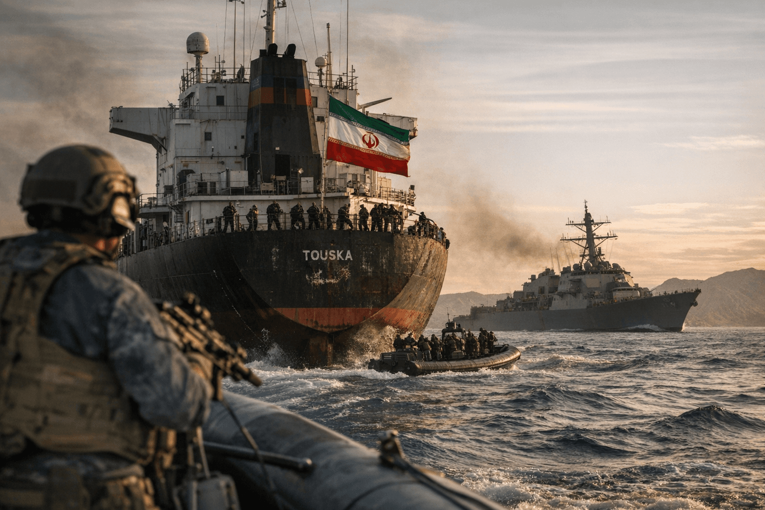 Tehran vows retaliation after U.S. seizes Iran-flagged cargo ship near Hormuz