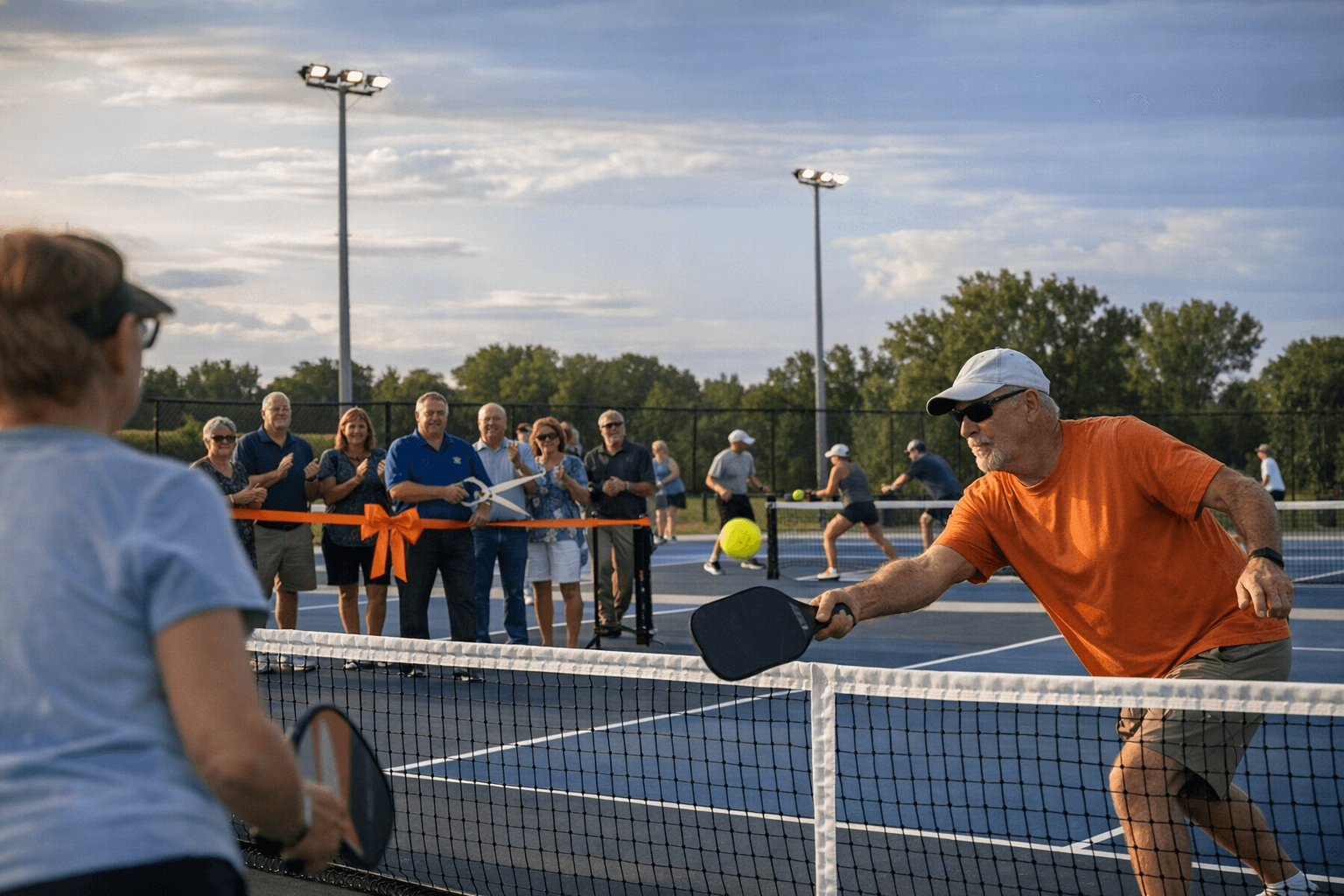 Syracuse dedicates new public pickleball courts at Schrock Athletic Complex