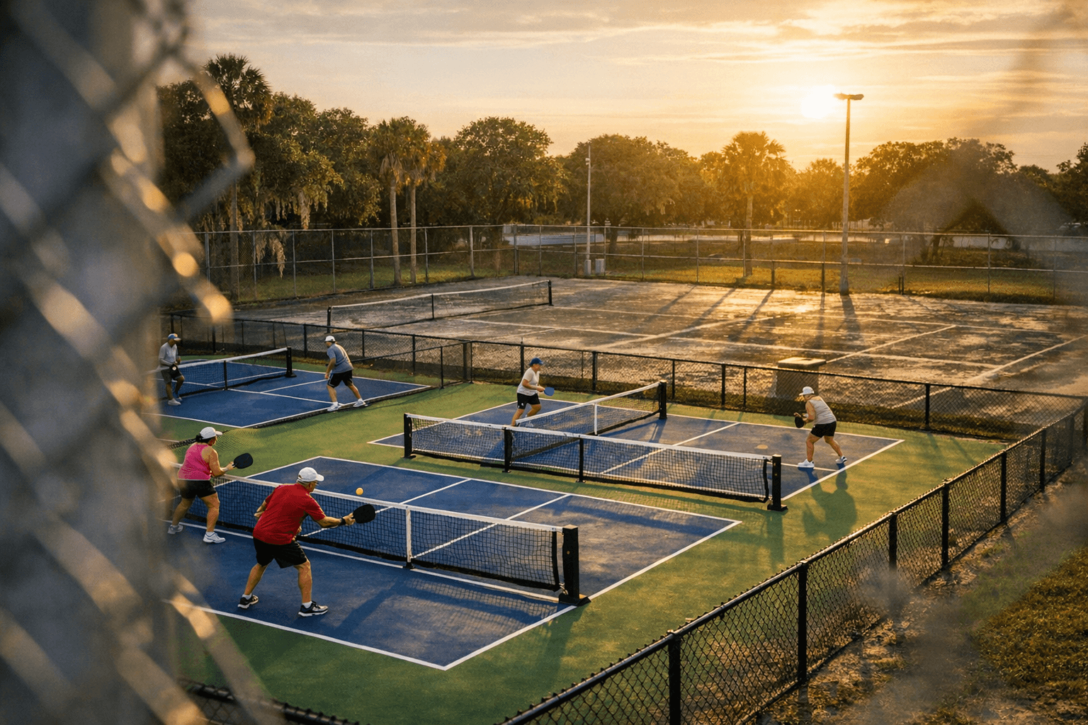 Lady Lake to replace tennis court with six dedicated pickleball courts