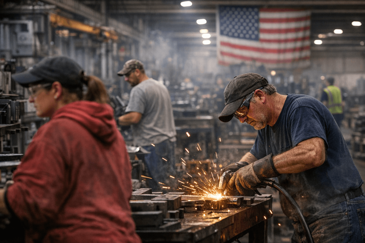Manufacturing jobs rebound in hard-hit regions despite Trump tariffs and crackdowns